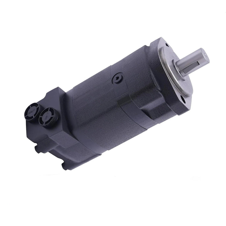 Danfoss 151F2323 OMS 400 Orbital Hydraulic Motor with Cylindrical Shaft and Two-Bolt Mounting Flange