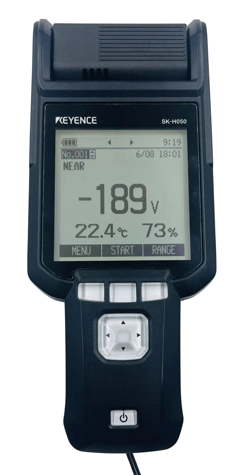 Keyence SK-H050 High-Precision Electrostatic Sensor with Temperature and Humidity Measurement