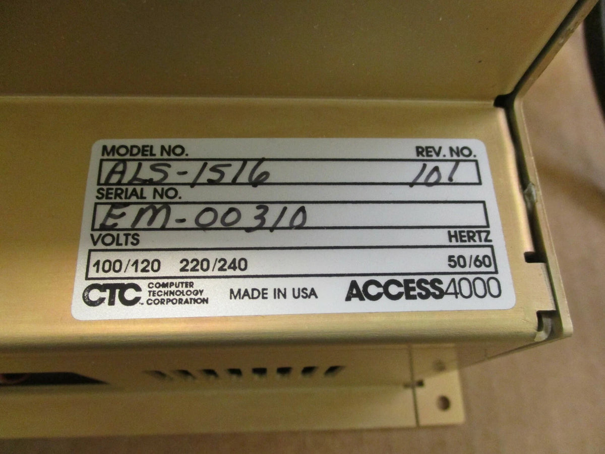 Parker ALS-1516 Operator Interface Display | Fast Shipping