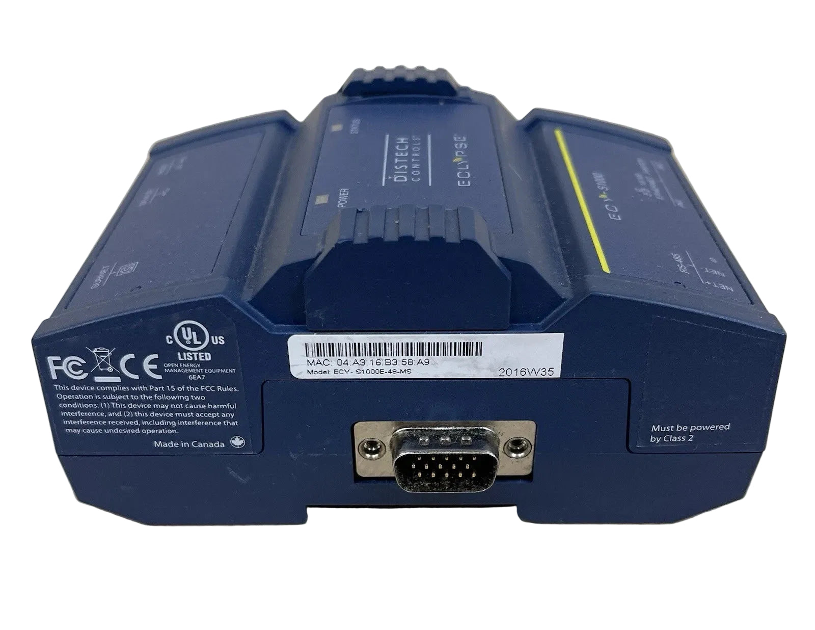 Distech Controls ECY-S1000E Eclypse Supervisory Controller with BACnet/IP and Modbus Communication