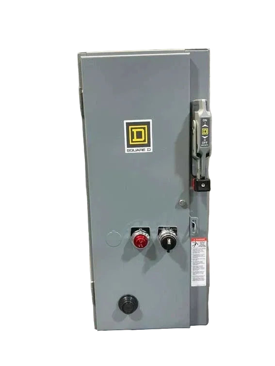 8538SEG13V02S | Square D Type S NEMA Size 3 Nonreversing Fusible Combination Starter, 50 HP
