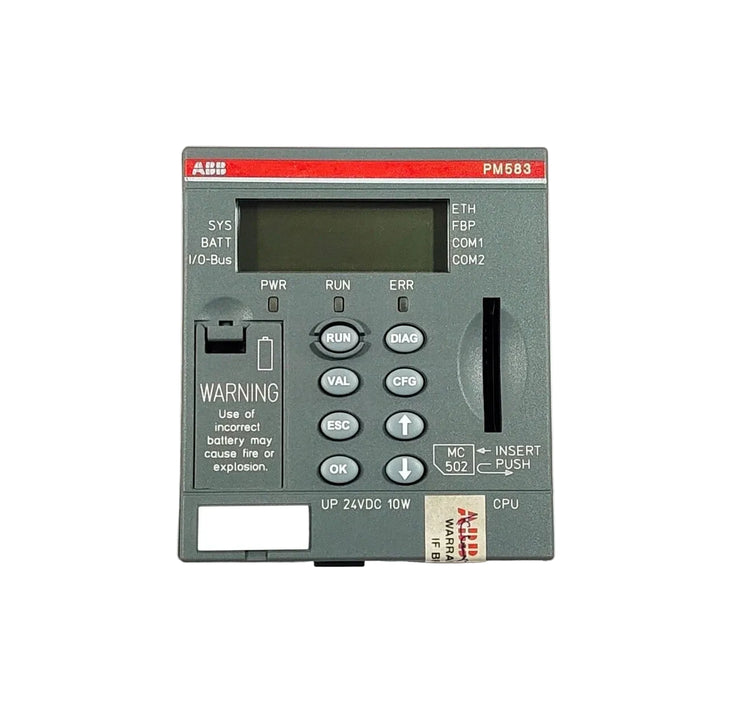 ABB 1SAP140300R0271 PM583-ETH AC500 Programmable Logic Controller Processor Module