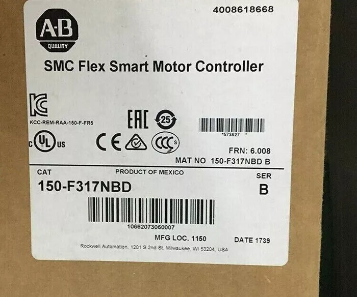 150-F317NBD | Allen-Bradley CONTROLLER,MOTOR 480V MAX