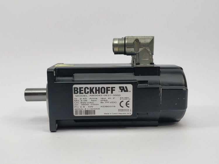 AM3042-0E21-0000 | Beckhoff AM3000 Servo Motor, 2.81 Nm, 3500 RPM, Resolver/EnDat/BiSS