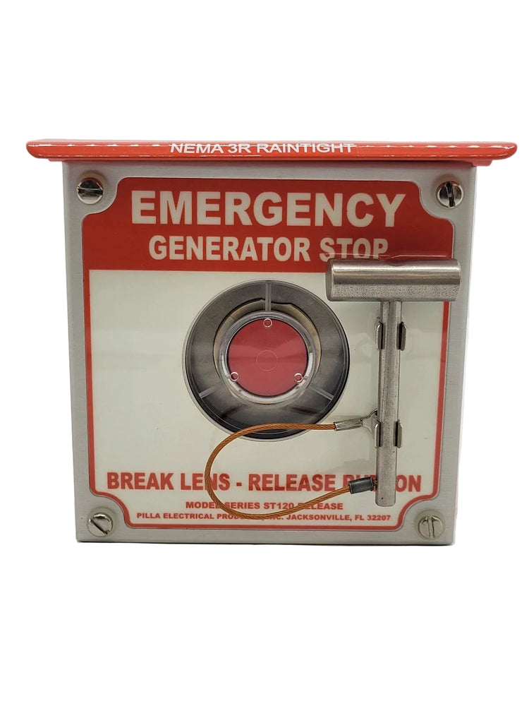 Pilla ST120SN3RSL Emergency Break Glass Ventilation Shut-Down Station