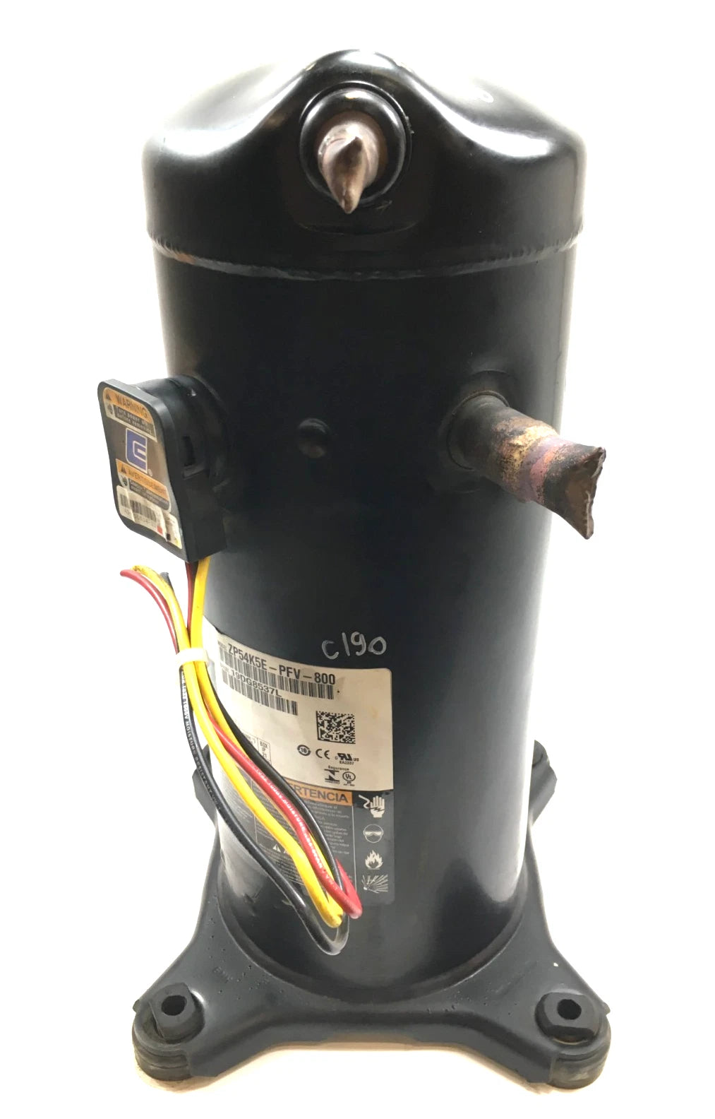 ZP54K5E-PFV-800 | Copeland 5 Ton Scroll Compressor 208–230V 1PH R-410A HVAC