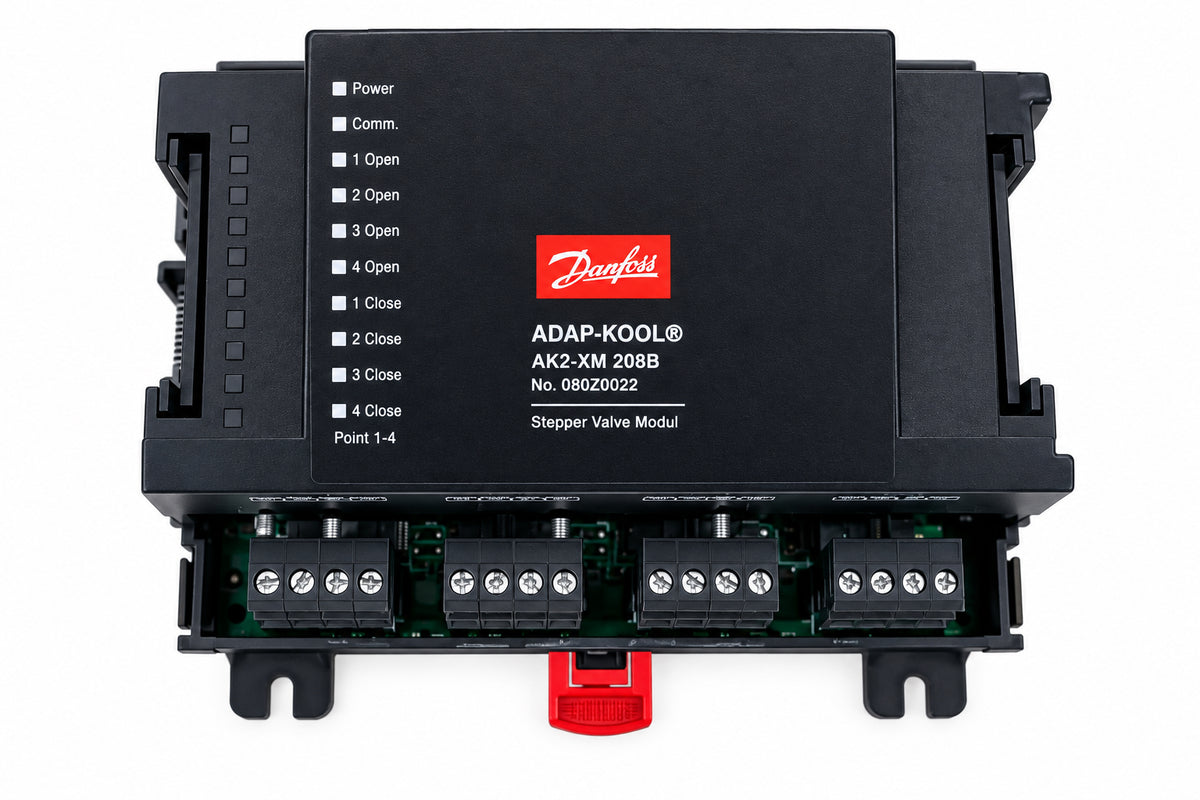 Danfoss 080Z0022 AK-XM 208B Stepper Extension Module Controller PLC Rack Expansion