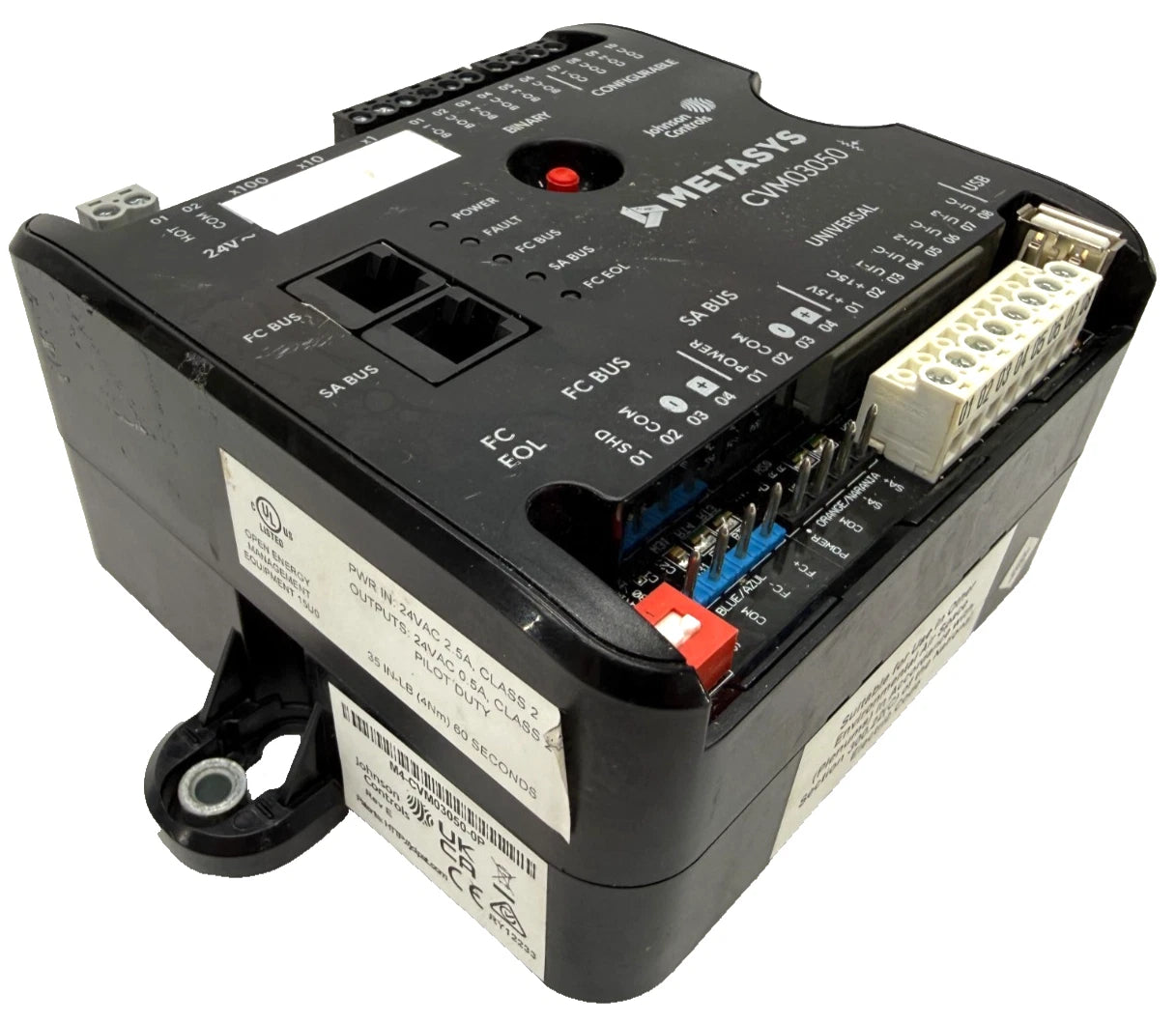 Johnson Controls M4-CVM03050-0P Programmable VAV Box Controller for Metasys Building Automation Systems