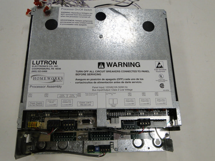 HWI-PM-D48-120 | Lutron HomeWorks Interactive Processor with Dimmer Interface – 120V