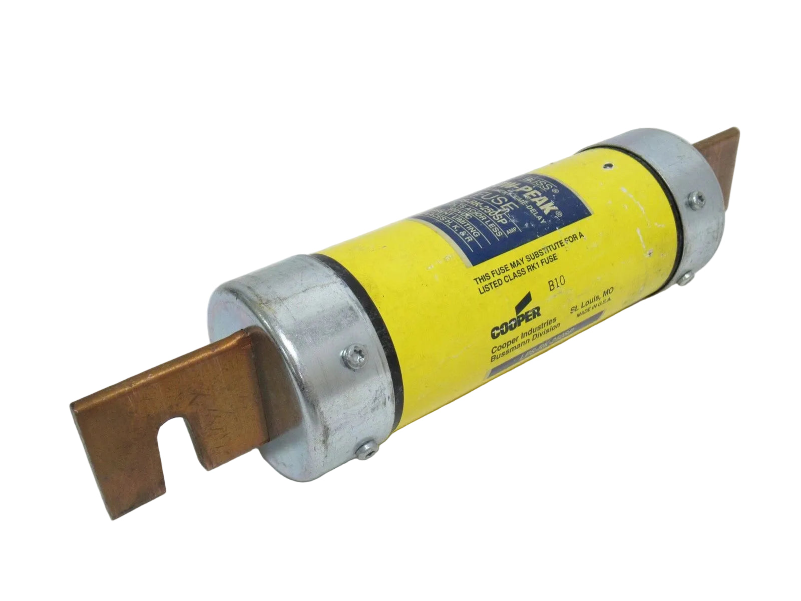 LPS-RK-250SP | Eaton Bussmann 250A Class RK1 Low-Peak Time-Delay Fuse