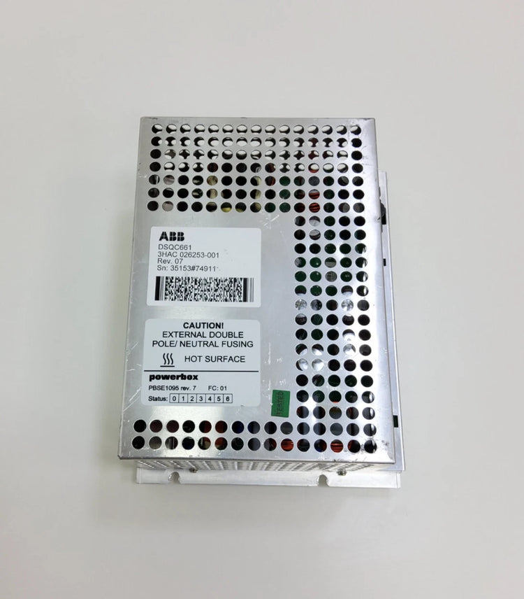 ABB 3HAC026253-001 DSQC661 IRC5 Robot Power Supply 24VDC 27A