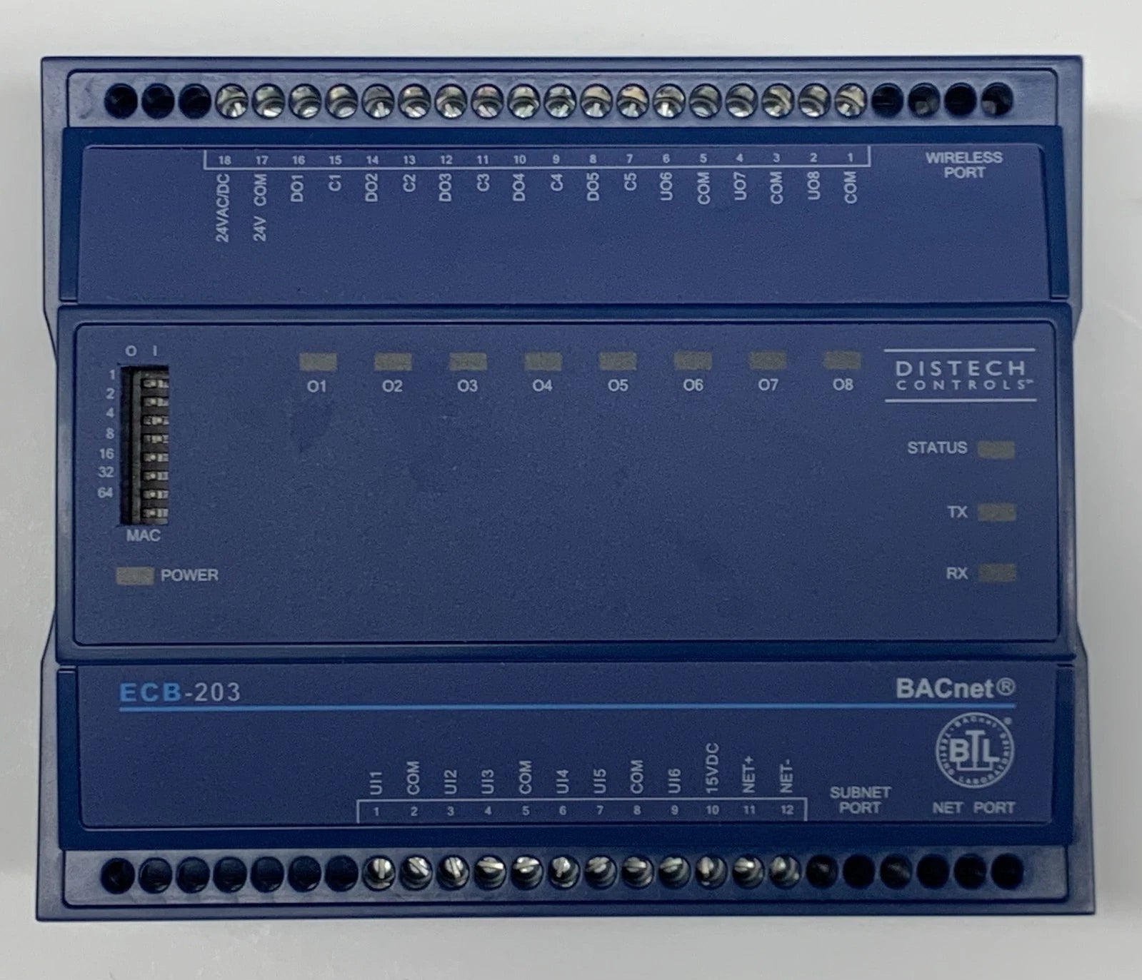Distech Controls ECB-203 BACnet Programmable Controller for Commercial HVAC Systems