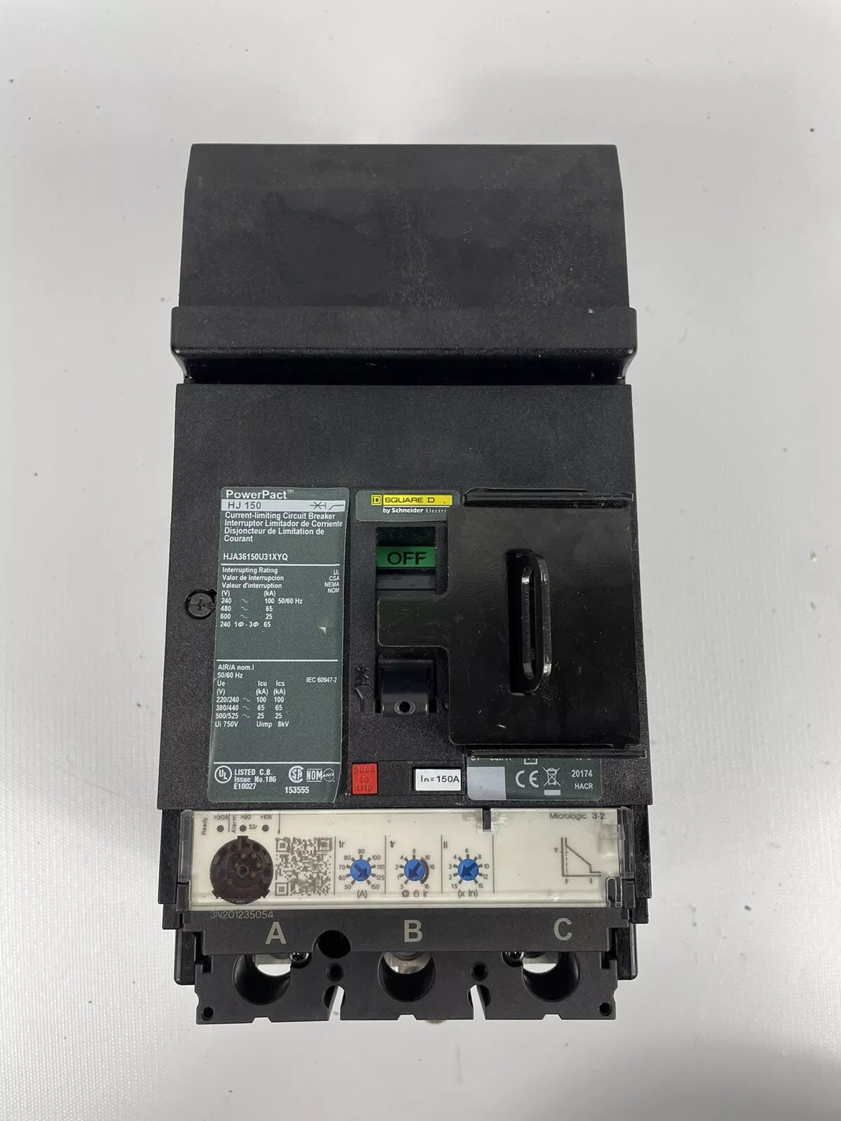 HJA36150U31XYP | Schneider Electric Molded Case Circuit Breaker