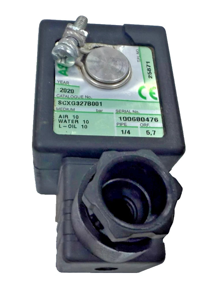 Asco SCXG327B001 Series 327 Direct-Acting Solenoid Valve for Industrial Fluid Control