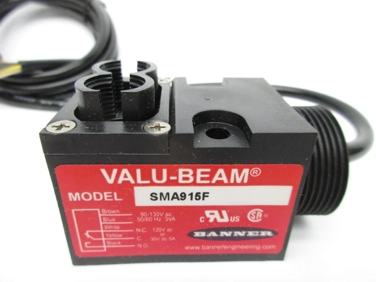 SMA915F | Banner Engineering VALU-BEAM Glass Fiber Optic Photoelectric Sensor