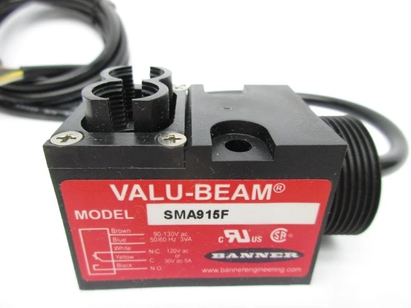 SMA915F | Banner Engineering VALU-BEAM Glass Fiber Optic Photoelectric Sensor
