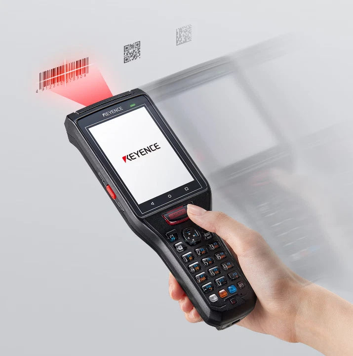 Keyence BT-A500GA Rugged Handheld Computer Barcode Scanner with Android 10 and Wireless Connectivity