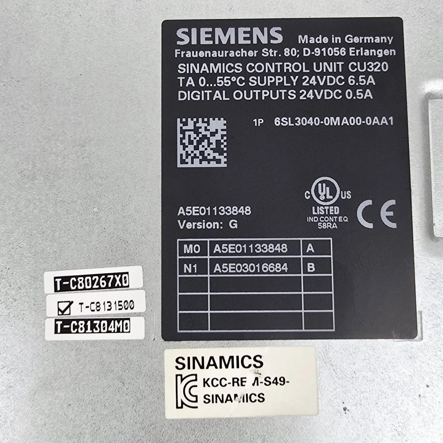6SL3040-0MA00-0AA1 | Siemens SINAMICS S120 CU320 Control Unit