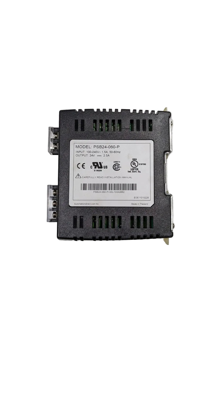 PSB24-060-P | Automation Direct Power Supply 22-28 VDC Output, 2.5A, 60W, 120/240 VAC