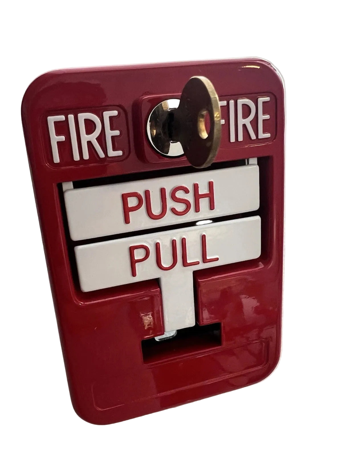 Ansul 428655 Electric Manual Pull Station Single-Pole Single-Throw Dual-Action Fire Alarm Activation Device