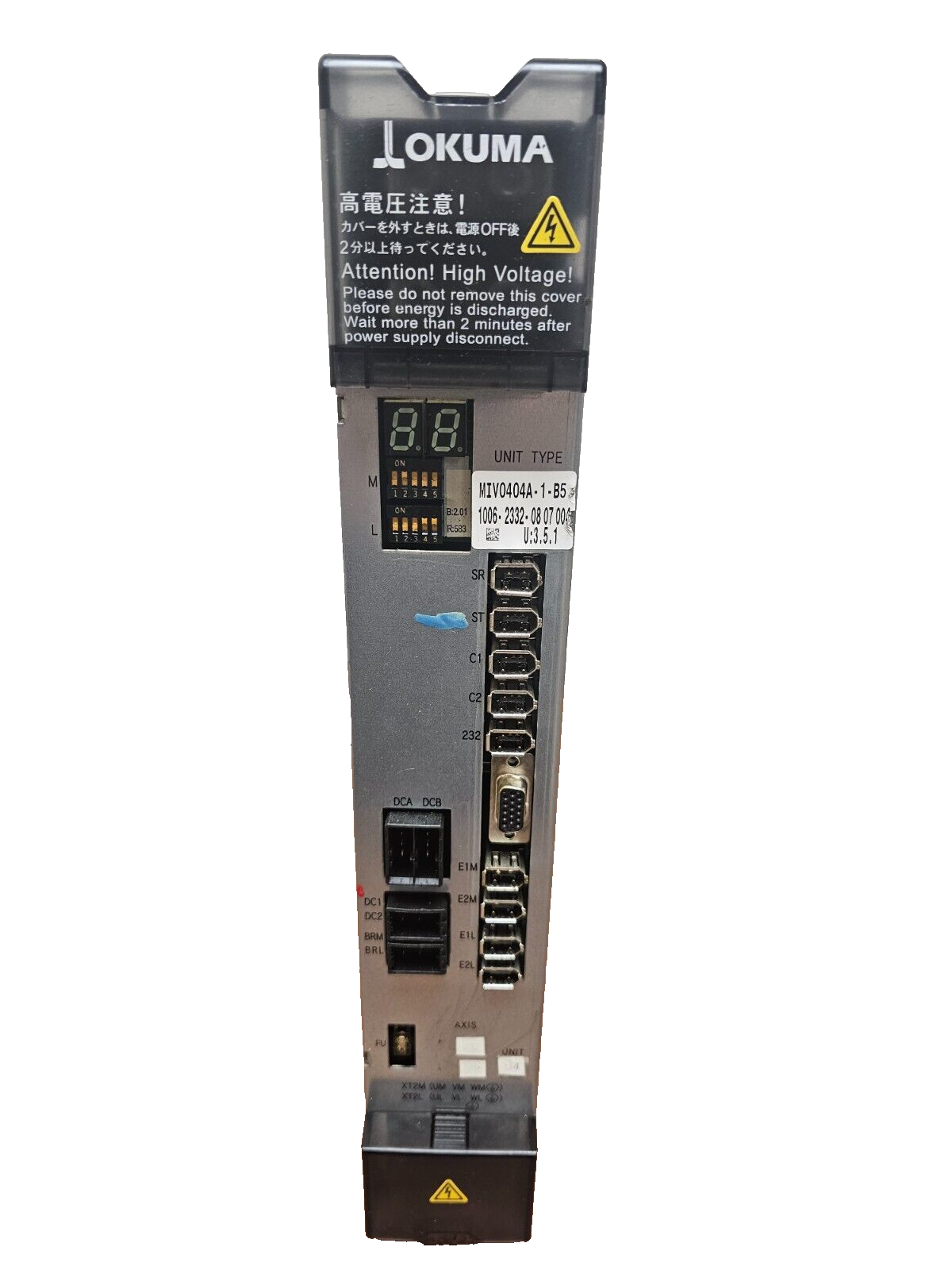 Okuma MIV0404A-1-B5 Dual-Axis AC Servo Drive MIV Inverter Unit