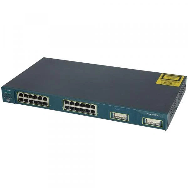 WS-C2950G-24-EI | Cisco Catalyst 2950G 2 GBIC Slots 24-Port 10/100 Switch