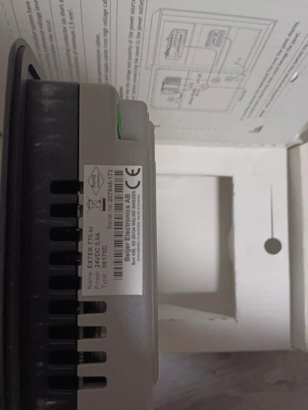 Beijer EXTER-T70-BL 6.5 Inch Color Touch Screen Operator Interface HMI Panel 24 VDC