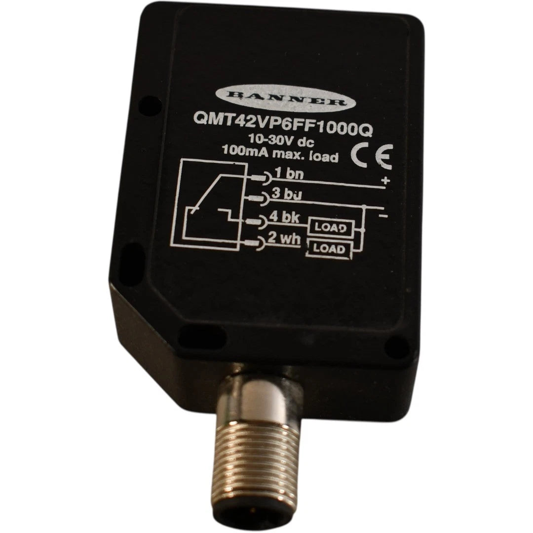 Banner Engineering QMT42VP6FF1000Q 1000mm Fixed Field Photoelectric Sensor
