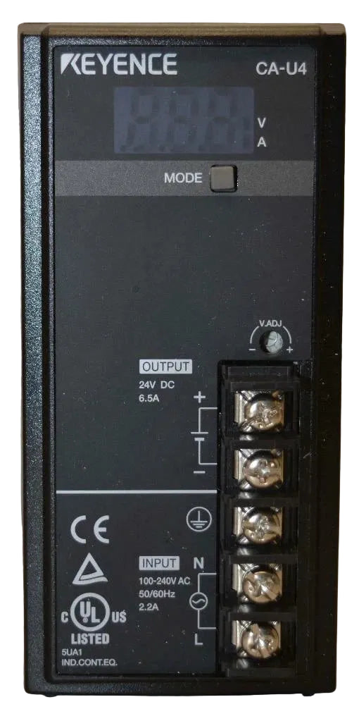 CA-U4 | Keyence 24 VDC Ultra-Compact Switch-Mode Power Supply, 6.5 A Output