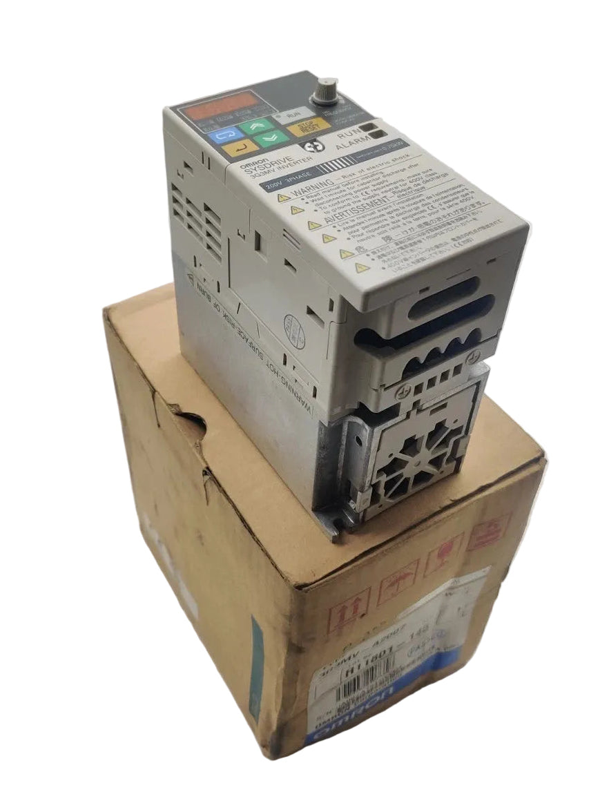 3G3MV-A2007 | Omron SYSDRIVE 0.75kW 3-Phase Variable Frequency Drive