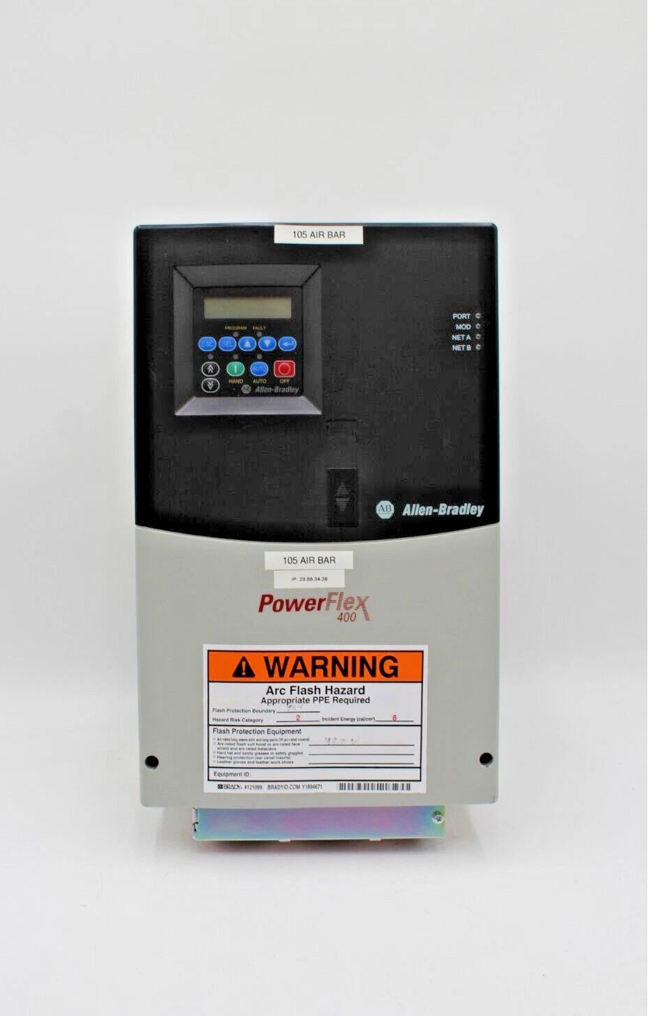 22C-D038A103 | Allen-Bradley PowerFlex 400 25 HP Fan And Pump Variable Frequency Drive