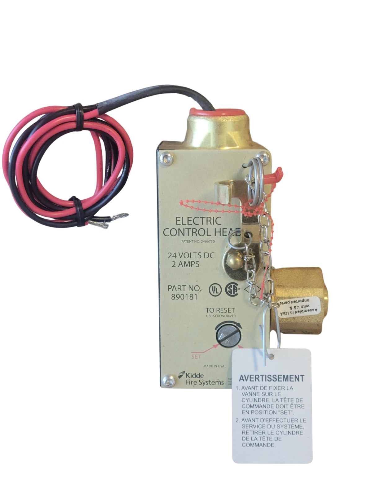 WK-890181-200 | Kidde-Fenwal Electric Control Head for Fire Suppression Systems