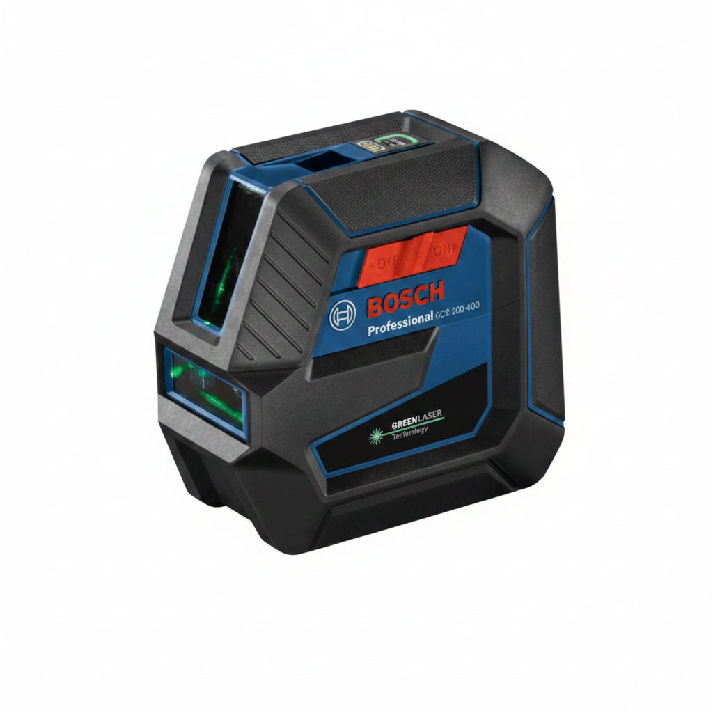 Bosch GCL100-40G Green Beam Cross-Line Laser Level with Plumb Points