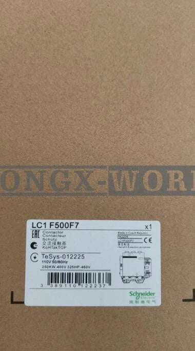 Schneider Electric LC1F500F7 TeSys F Contactor 500A 3 Pole 110V AC Coil