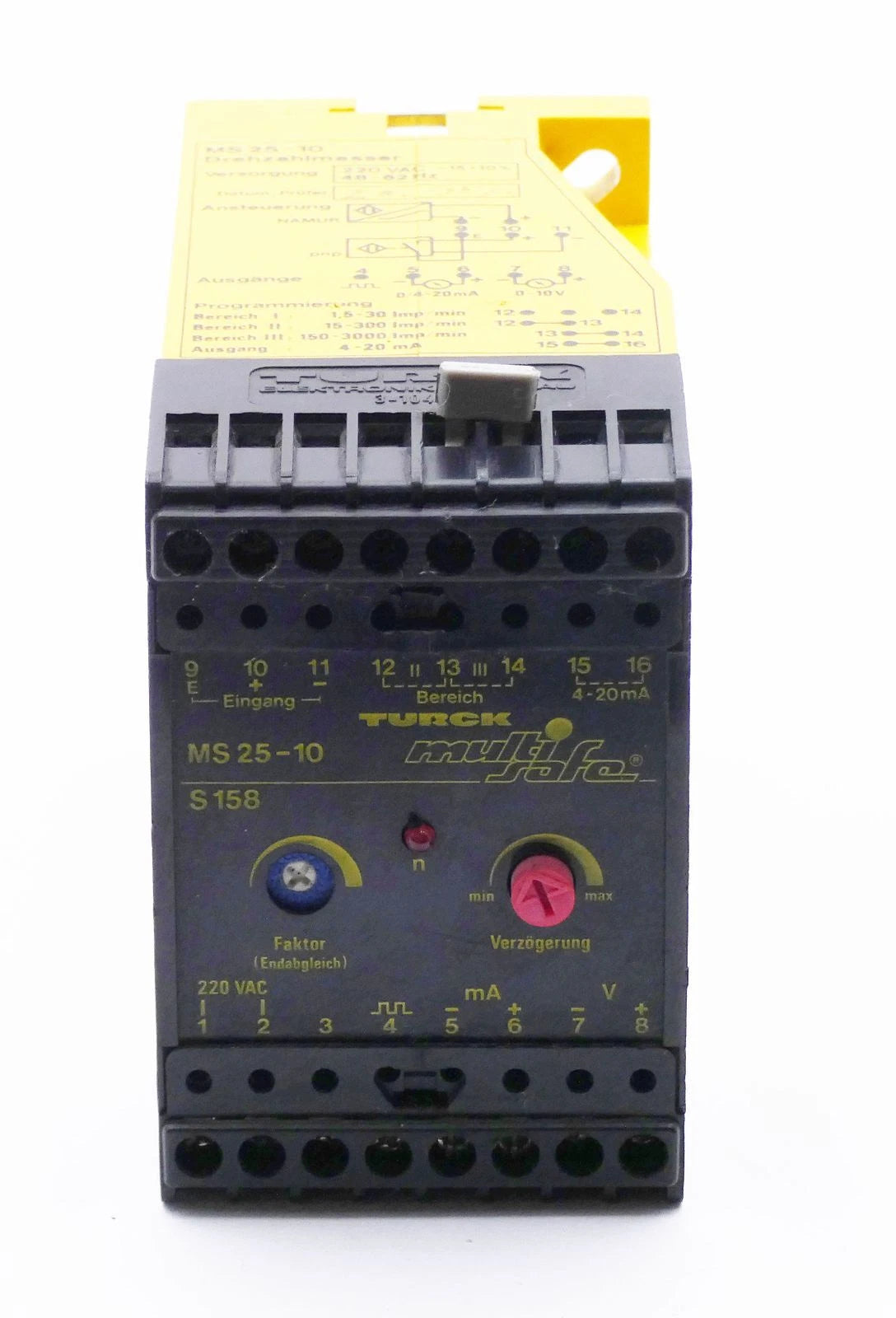 MS25-10 | Turck Industrial Magnetic Safety Switch for Guard Monitoring