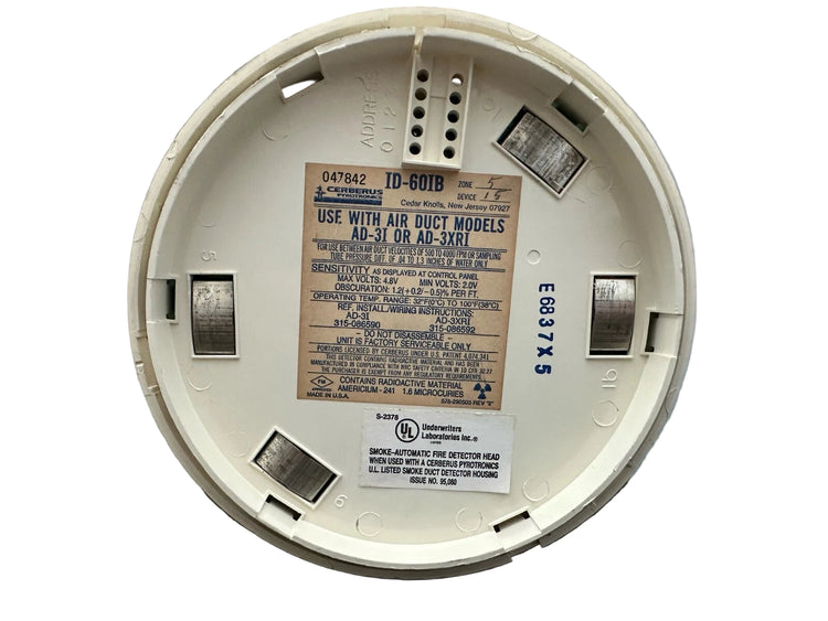 ID-60IB | Siemens Conventional Smoke Detector 4.8 VAC