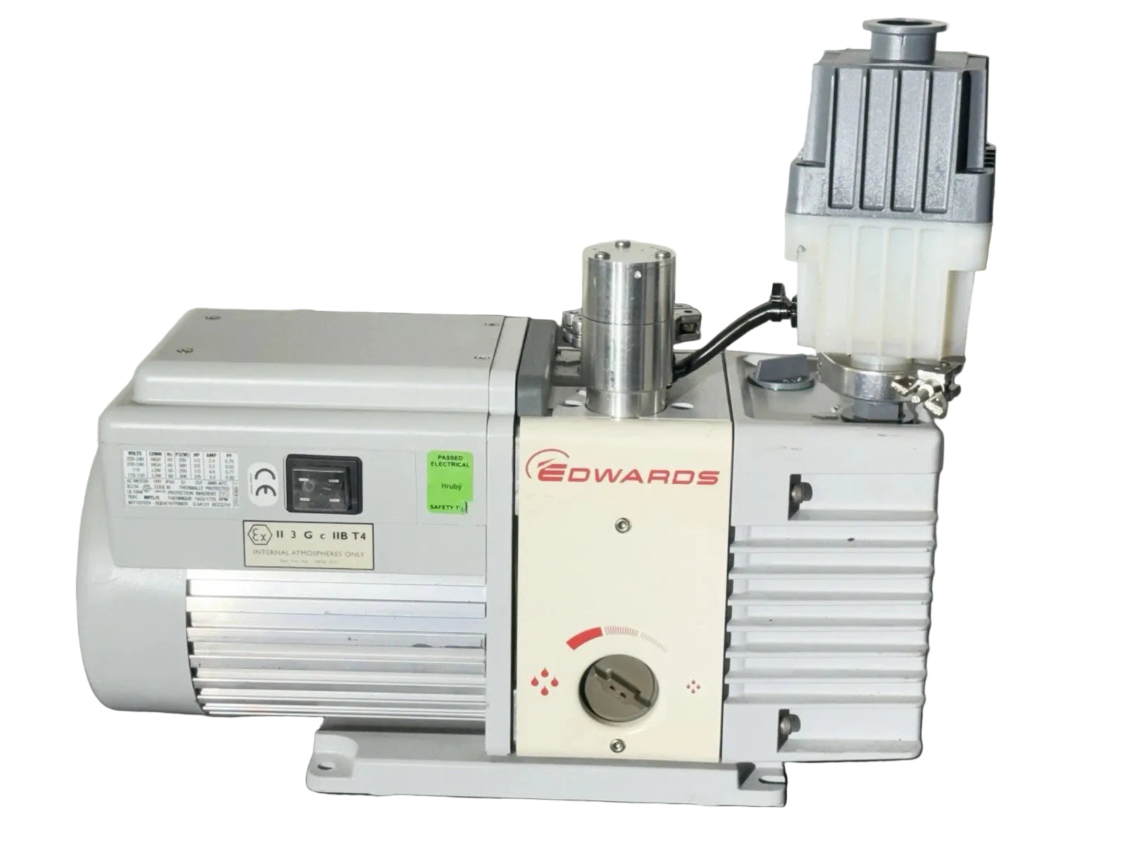 Edwards Vacuum A653-01-906 RV5 Two-Stage Oil-Sealed Rotary Vane Vacuum Pump