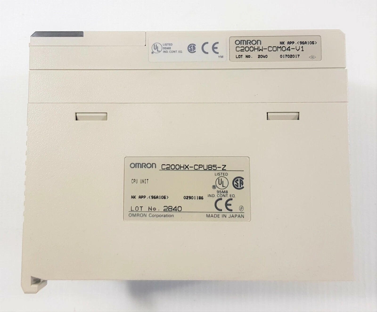 C200HX-CPU85-Z | Omron C200HX PLC CPU Module 64K Memory Expandable