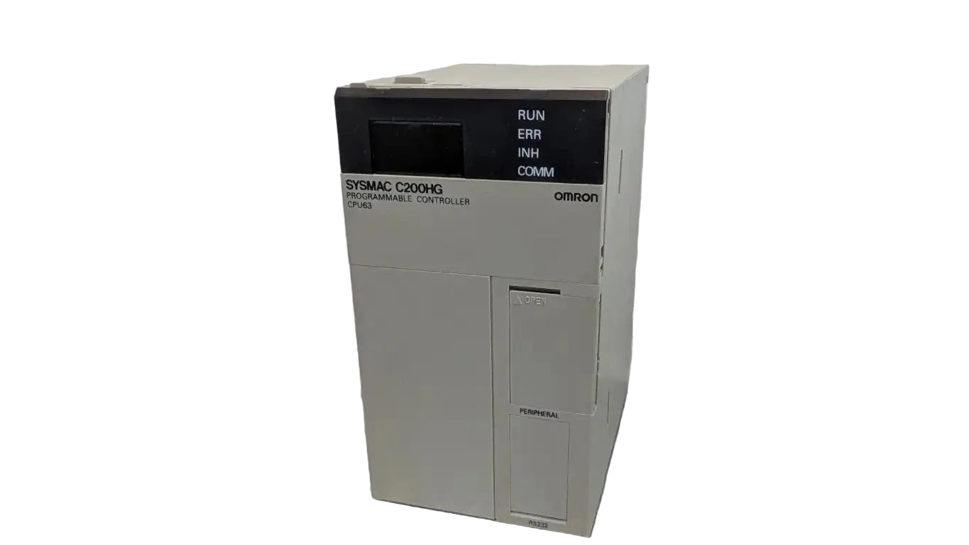 C200HG-CPU63-E | Omron SYSMAC C200HG PLC CPU Module 15.2K Program Capacity RS-232C Expandable Controller Unit