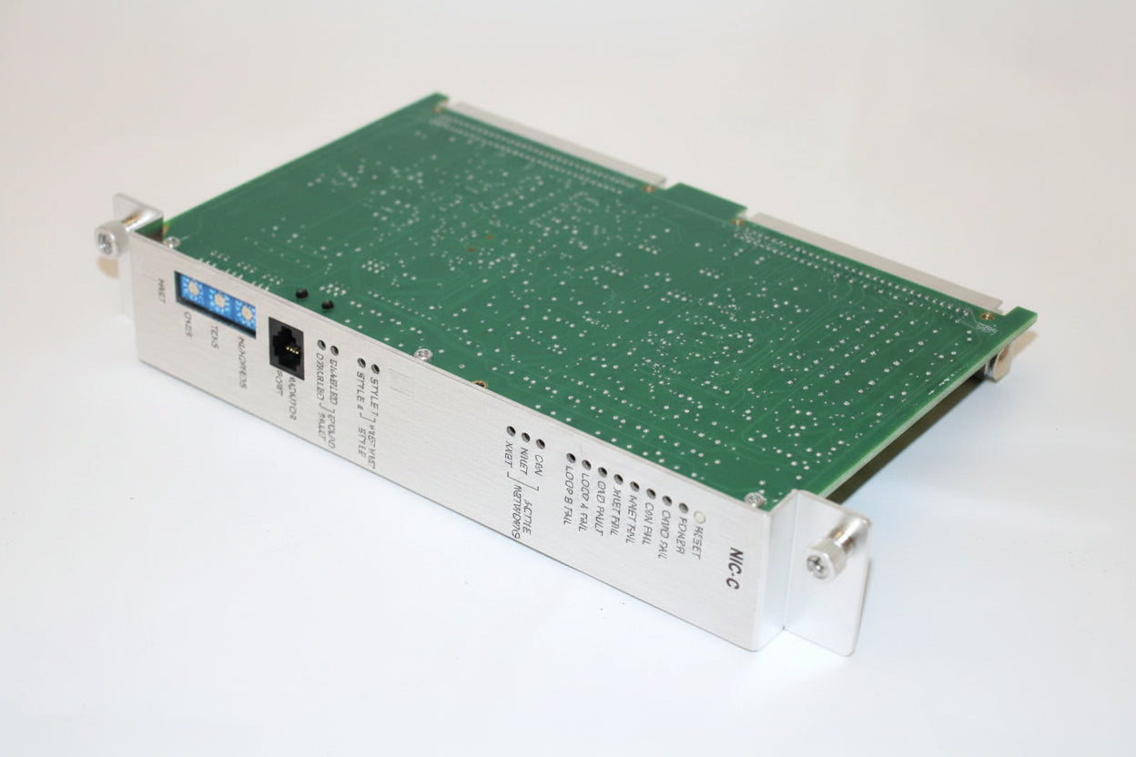Siemens NIC-C Fire Alarm HNET and CAN Network Interface Card