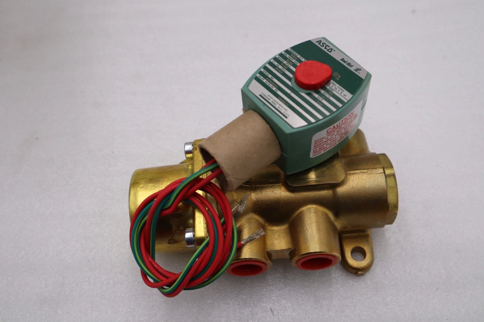 ASCO 8344G027 Series 8344 Four-Way Piston Poppet Solenoid Valve for Industrial Pneumatic Control Applications