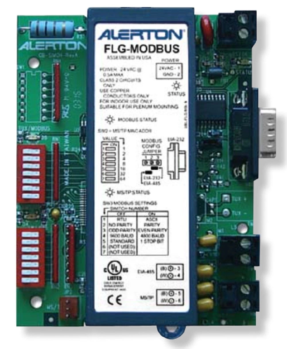 Alerton FLG-MODBUS BACnet MS/TP to Modbus RTU Field-Level Gateway