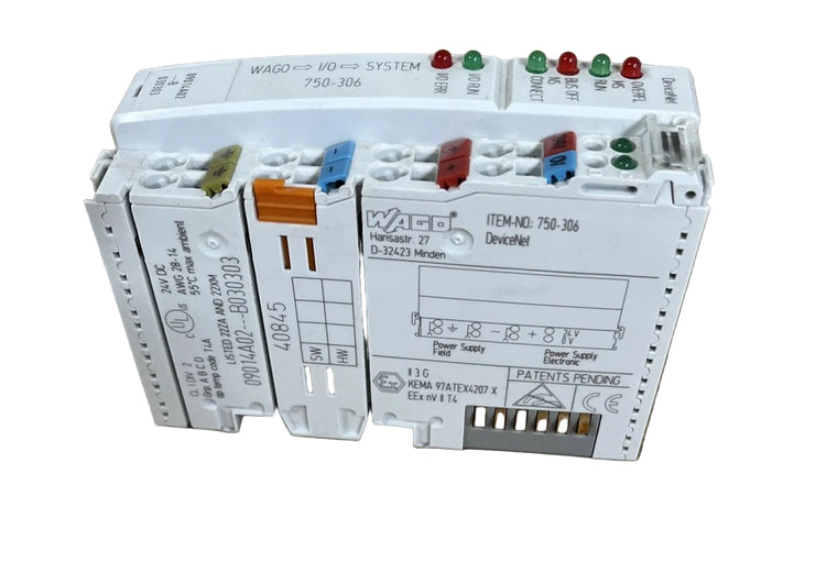 750-306 | Wago DeviceNet Fieldbus Coupler for WAGO I/O System 750