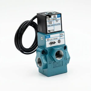MAC Valves 55B-11-PI-111BAAD 110VAC Solenoid Valve Vacuum to 150 PSI