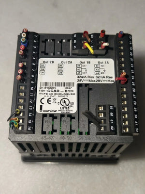 Watlow F4DH-CCCC-21RG Series F4D Dual-Channel Ramping Controller with Dual Retransmit Outputs
