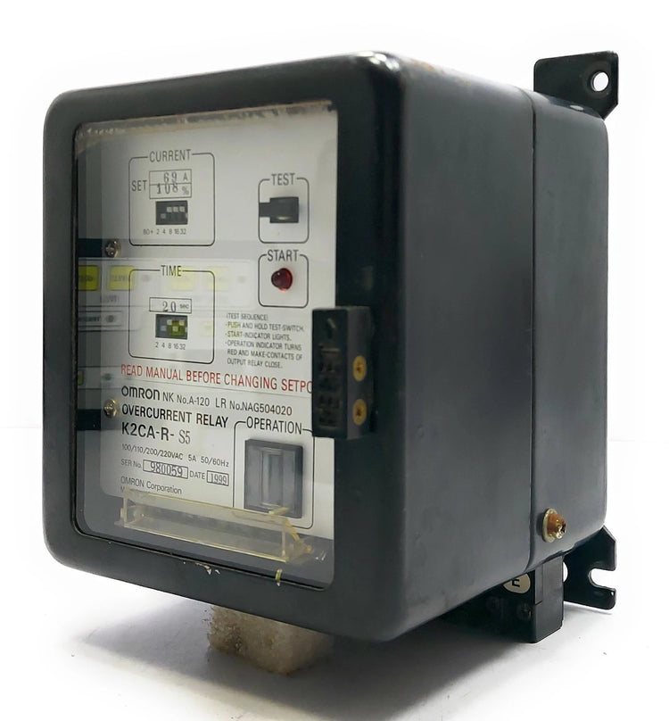 K2CA-R-S5 | Omron Solid-State Overcurrent Relay 5A Multi-Voltage
