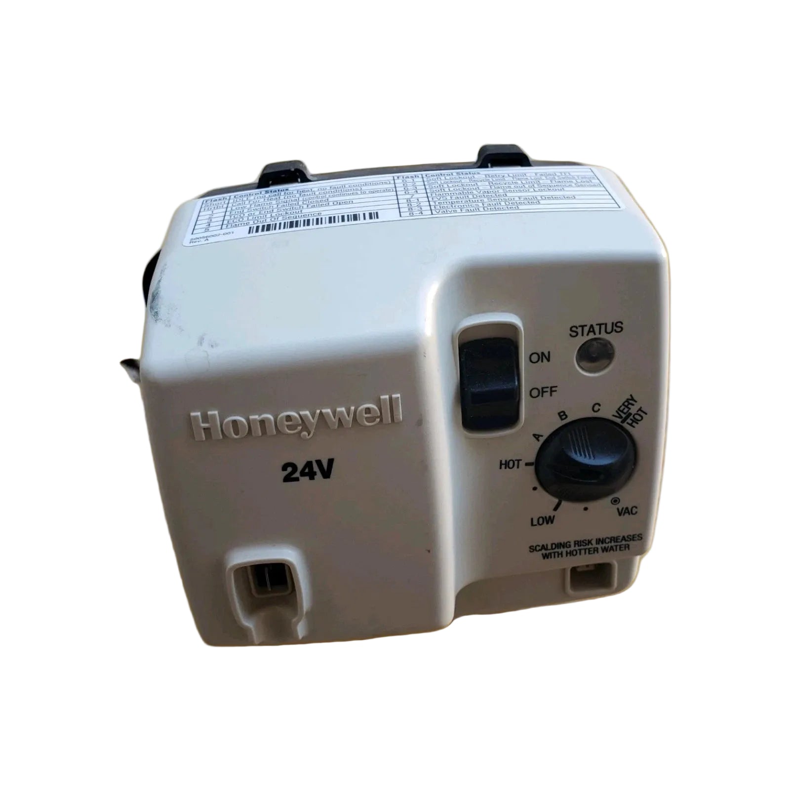 WV4262B1114 | Honeywell 1/2" Temperature Control Gas Valve 24 V