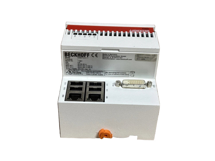 CX5010-0111 | Beckhoff Embedded PC with Intel Atom Z510