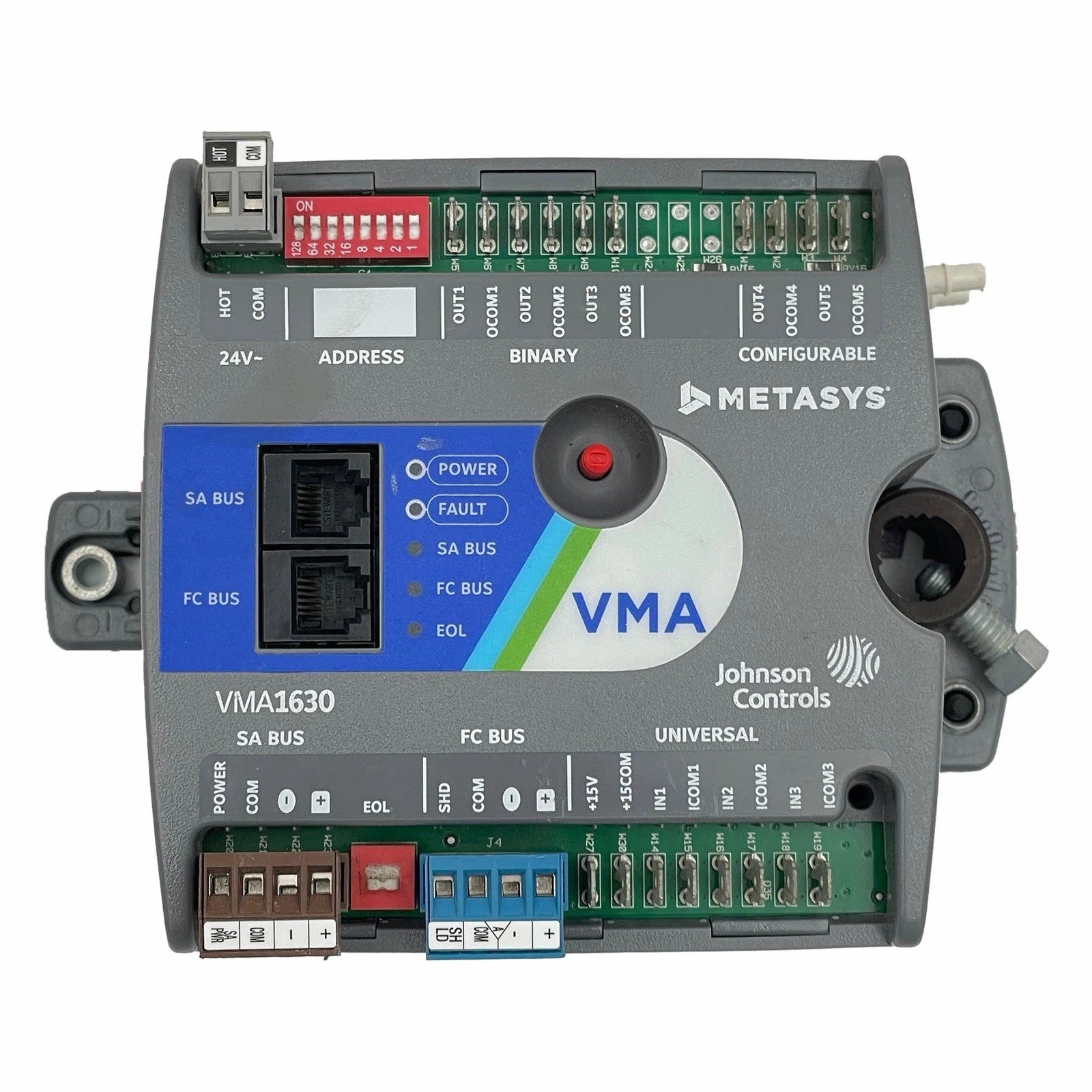 Johnson Controls MS-VMA1630-1 Programmable Variable Air Volume Controller with Integrated Actuator and Differential Pressure Transducer