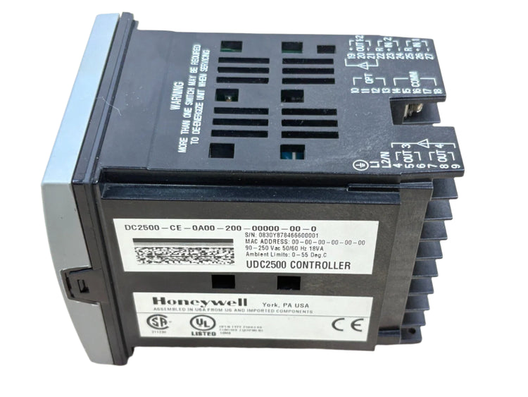 DC2500-CE-0A00-200-00000-00-0 | Honeywell UDC2500 Temperature Controller